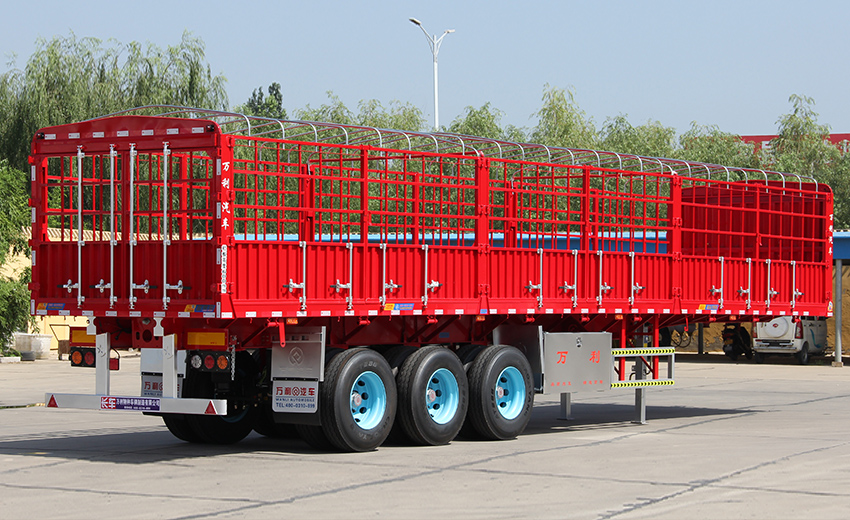 Flatbed Half Lock Rod Semi-Trailer