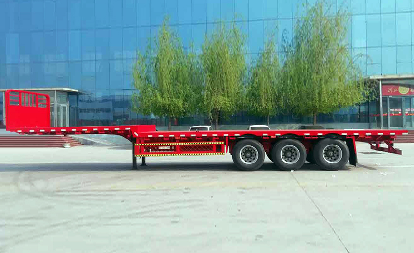 Gooseneck Flatbed Semi-Trailer